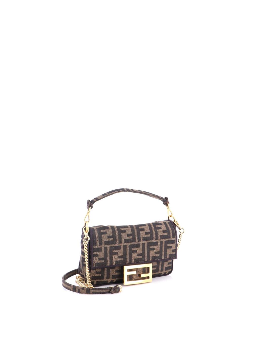 Fendi Baguette Nm Bag Zucca Canvas Mini #281289F23B - Picture 2 of 7